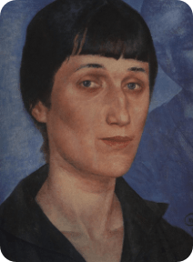 painting of Anna Akhmatova