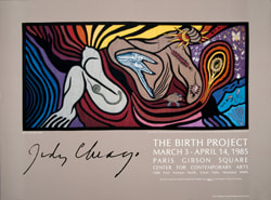 poster of Judy Chicago painting
