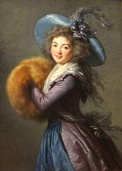 poster of a painting by Elisabeth Vigee-Lebrun