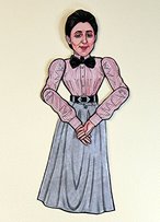 Emmy Noether paper doll