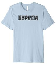 t-shirt featuring the name of Hypatia