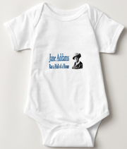 onesie with Jane Addams image
