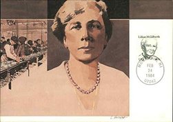 Lillian Gilbreth vintage postcard