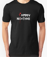 t-shirt featuring the name of Emmy Noether