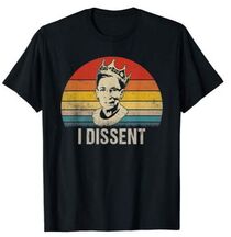 t-shirt featuring an image of Ruth Bader Ginsburg and the words 