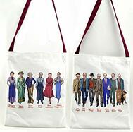 tote bag with coffee mug with Set of five Women Psychologists