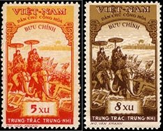Trung Sisters stamps