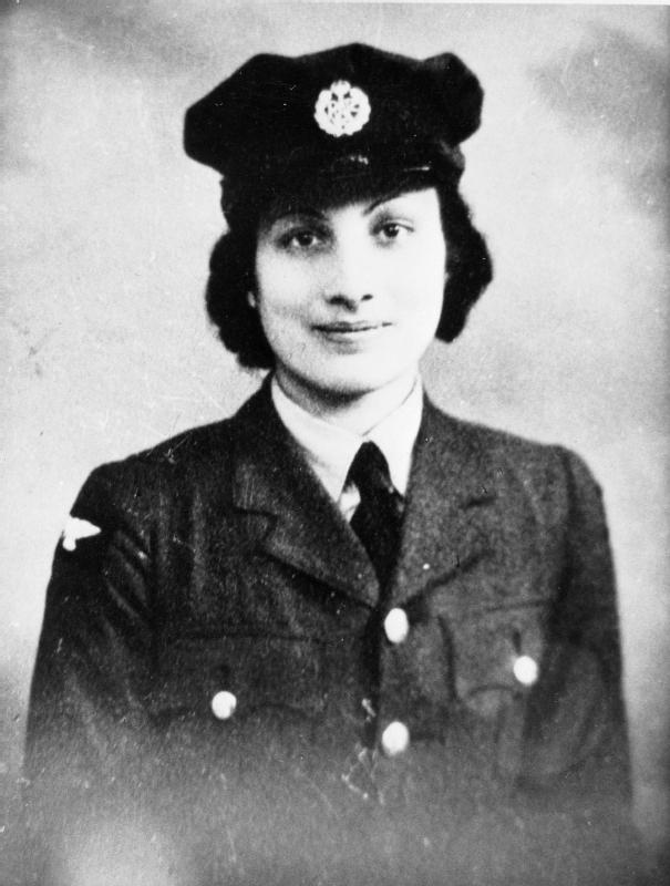 Noor Inayat Khan in her Air Force uniform