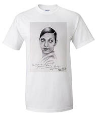 t-shirt featuring Josephine Baker image