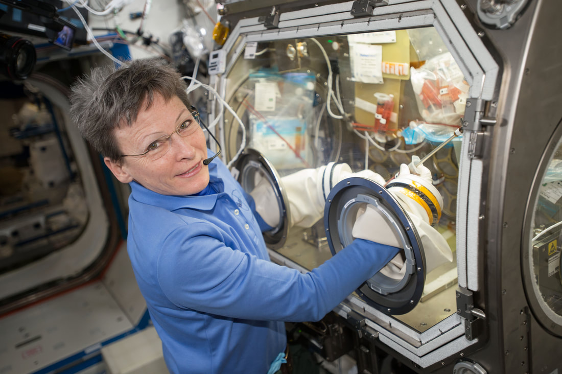Peggy Whitson on the International Space Station